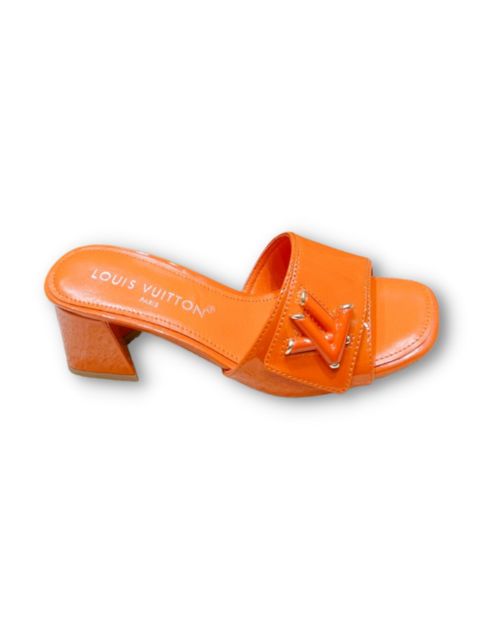 L0vis Vvtt0n Shake Mule Orange For Women