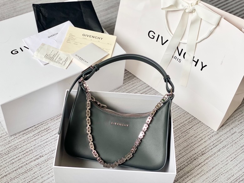 Givenchy Small Moon Cut Out Bag Black/Pink/Cream/Brown/Grey/Dark Grey For Women‎ 9.8in/25cm BB50LGB1A4-001