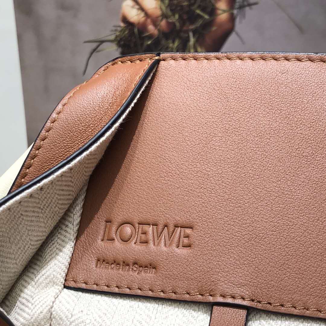 L0ew* Small Hammock Bag Blue/Pink/Beige/White/Brown/Burgundy/Grey For Women 11.8in / 30cm