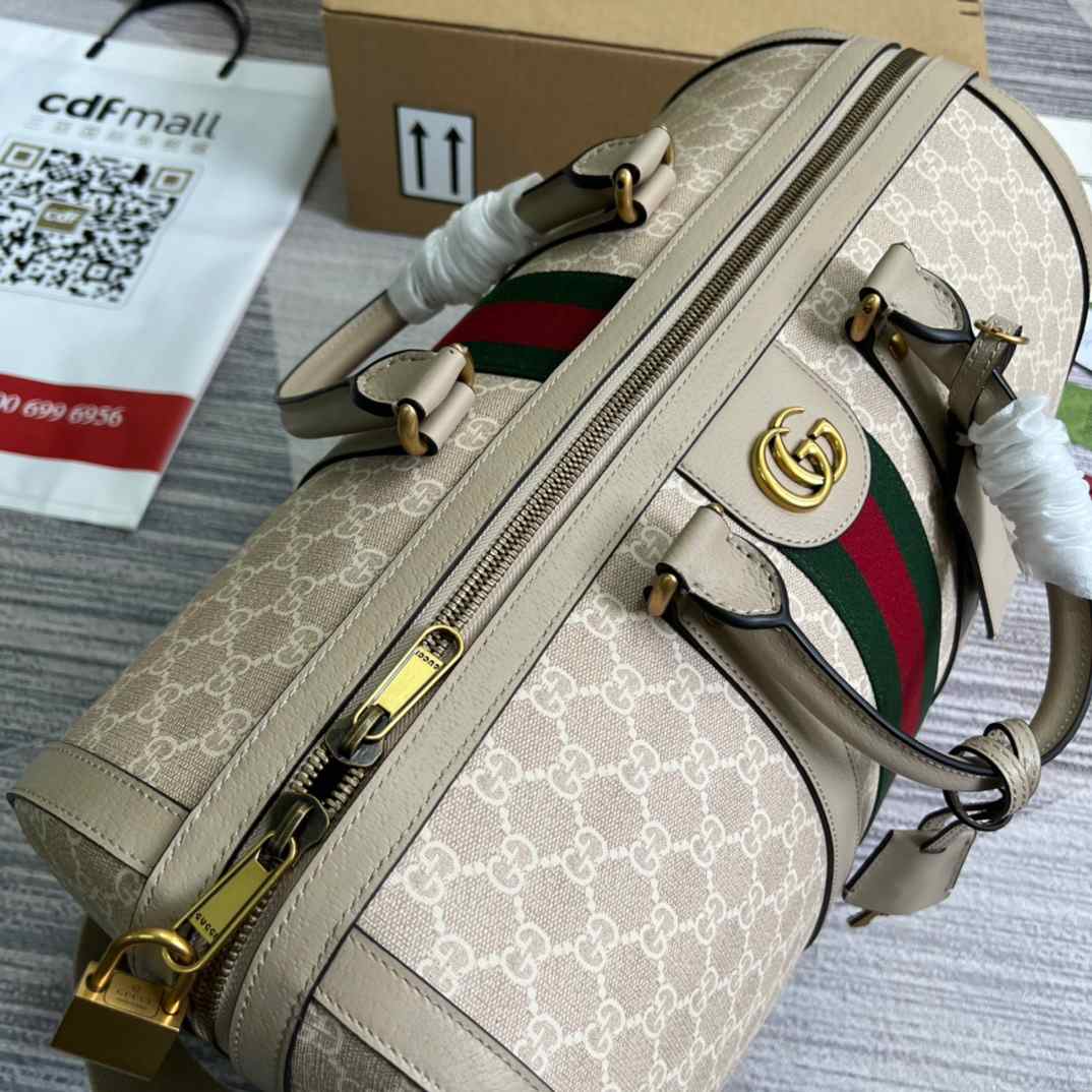 Gvc*1 Savoy Small Duffle Bag Beige/Grey 17.3 in/43 cm 724642 UULDT 9684