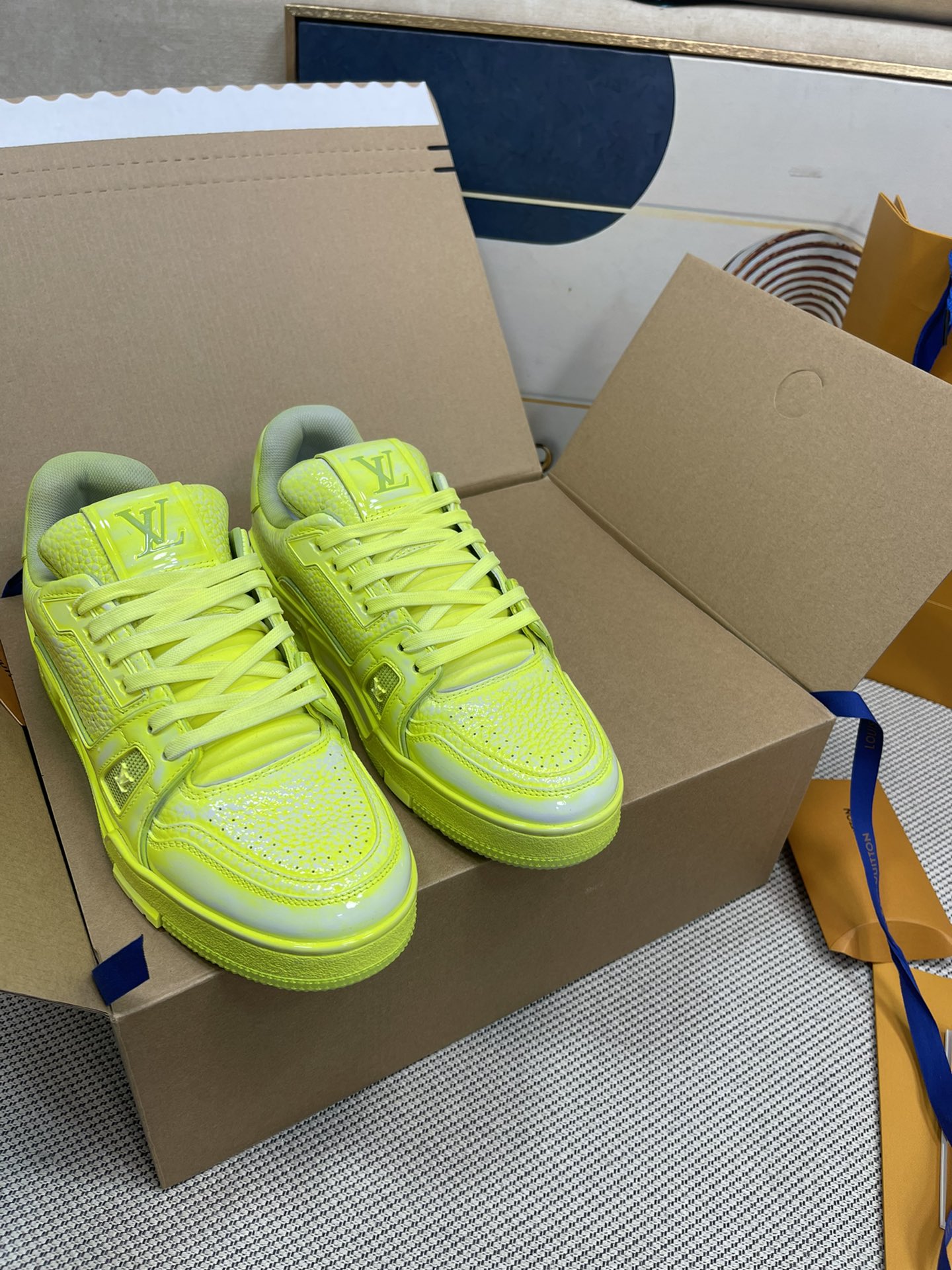 L0vis Vvtt0n Trainer Sneaker LV Green For Women
