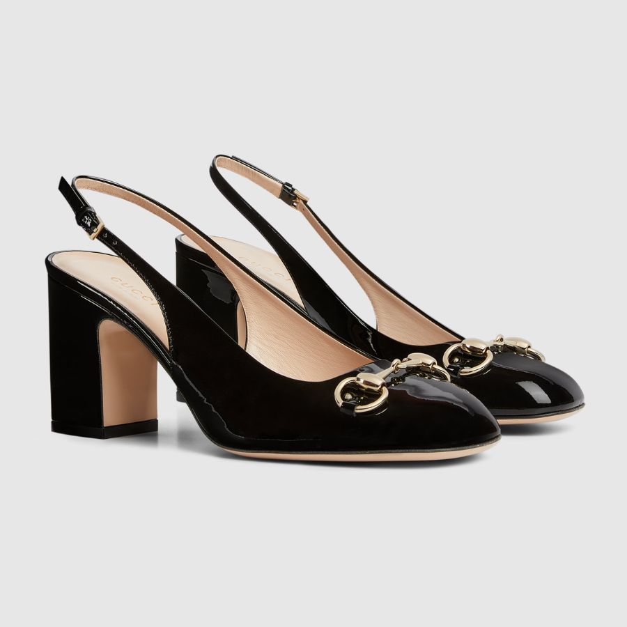 Gvc*1 Horsebit Slingback Black For Women- 794324 BNC00 1000