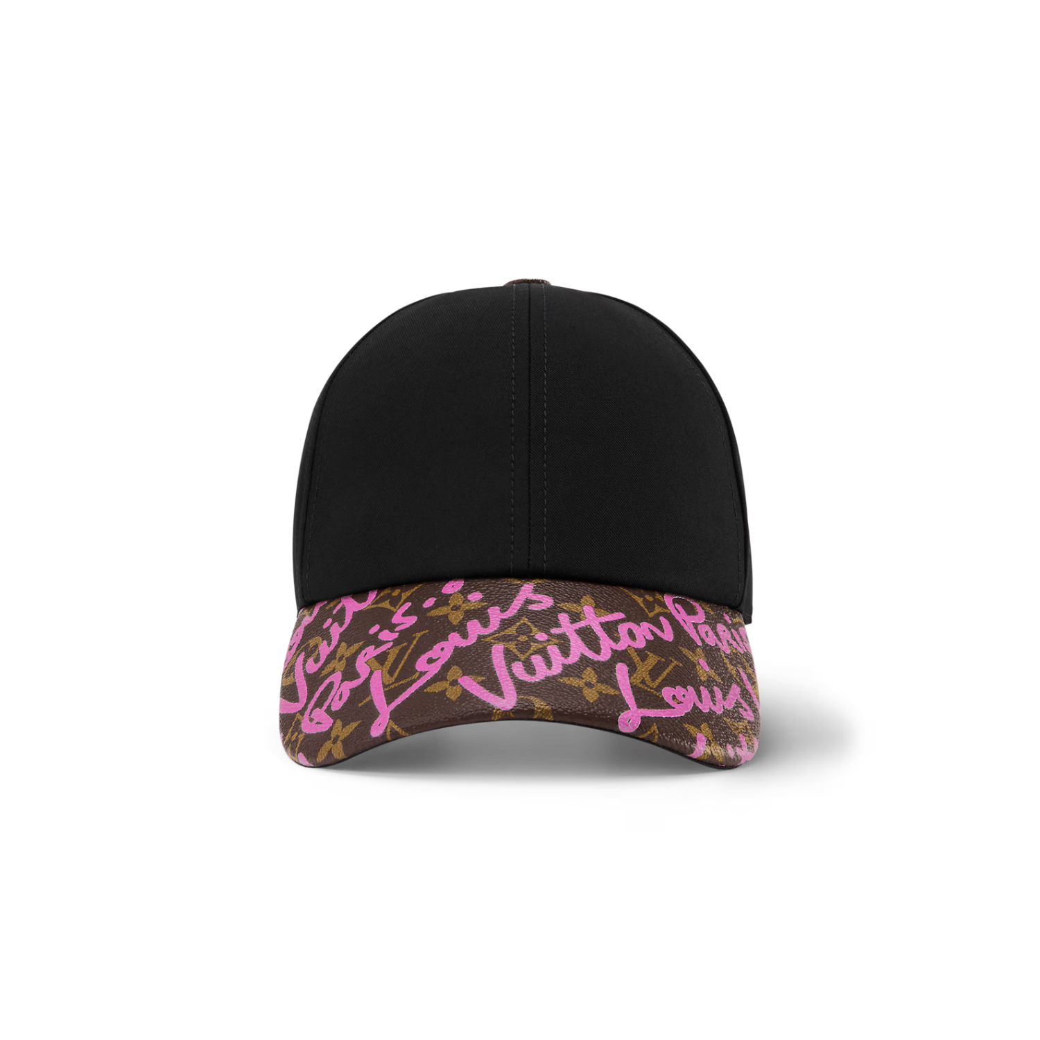L0vis Vvtt0n LV Script Cap Black/ Pink For Women M5371M