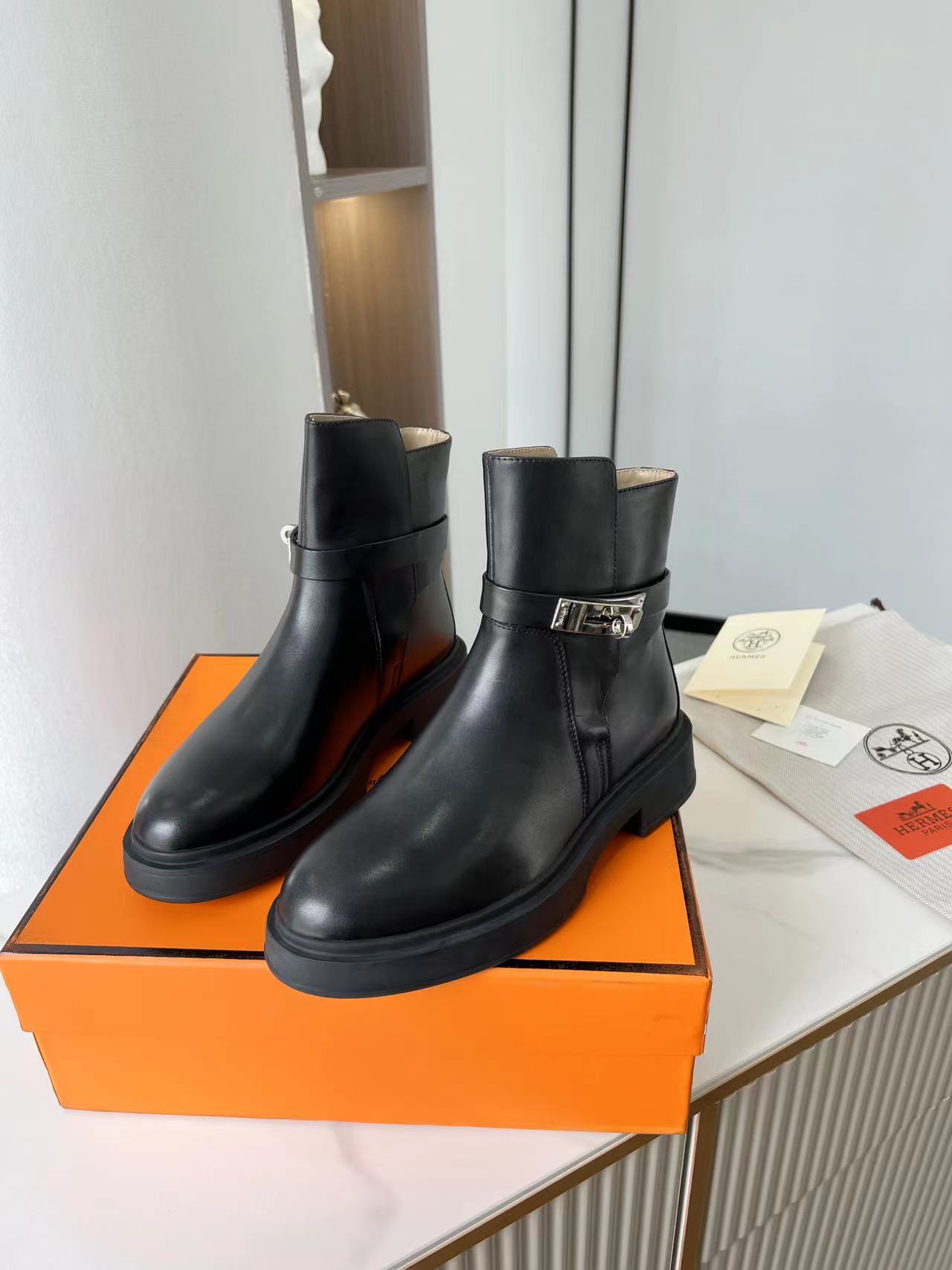 H**me5 Veo Ankle Boots Black For Women, Women’s Shoes H221827ZH01435