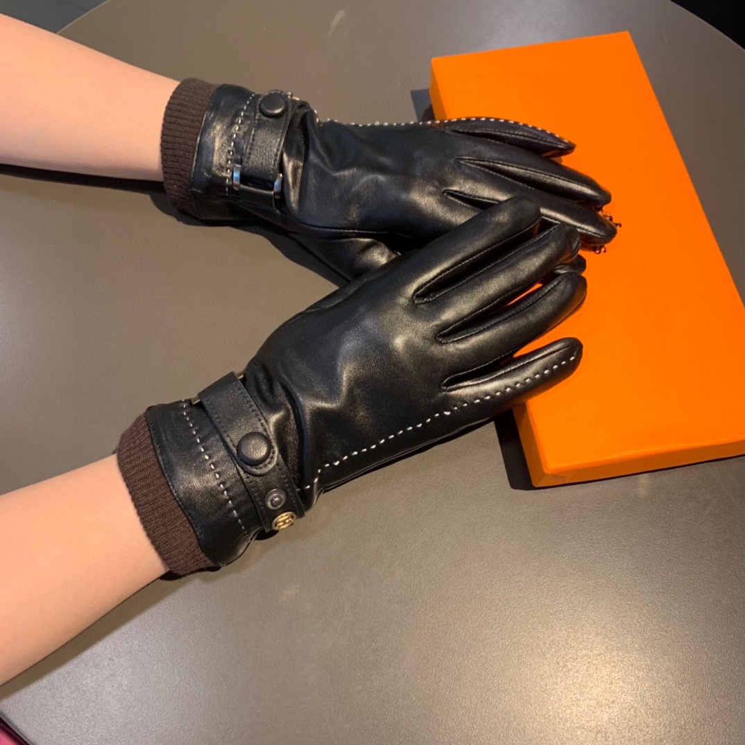 H**me5 Soya Gloves In Black