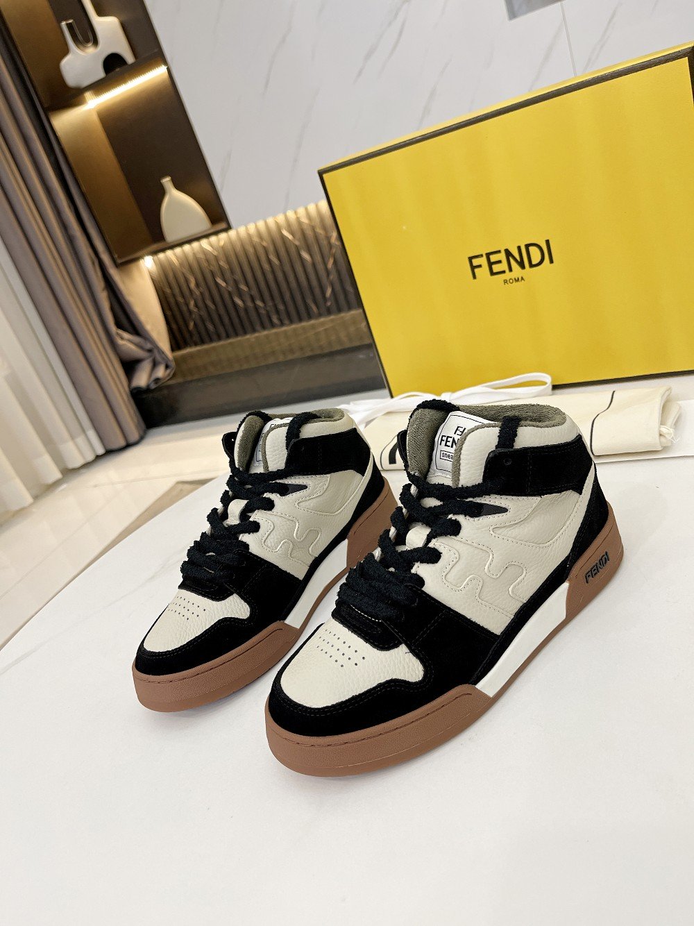 F**di Low Tops In Black For Women