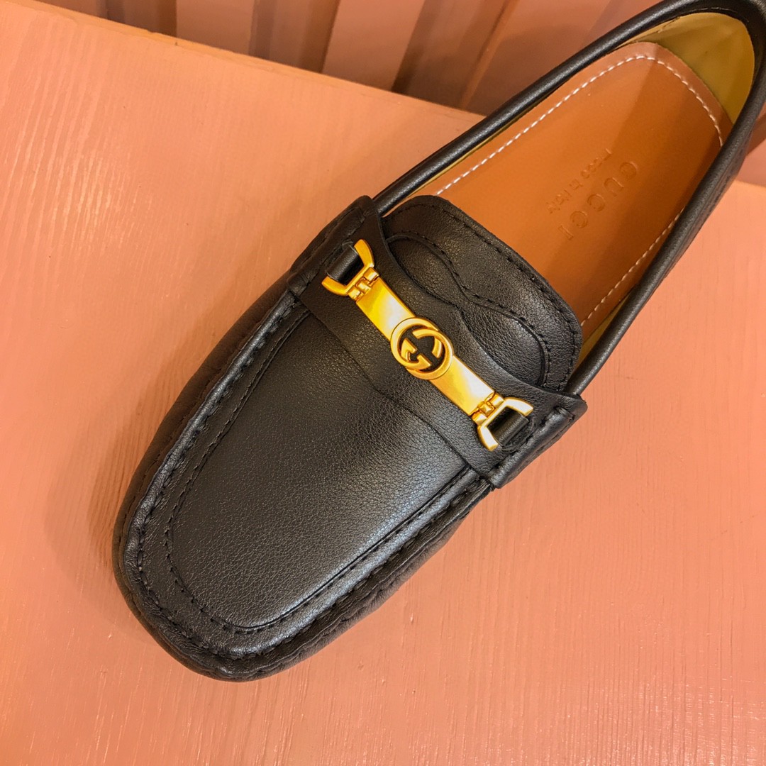 Gvc*1 Men’s Loafer With Interlocking G Horsebit Black For Men 655519